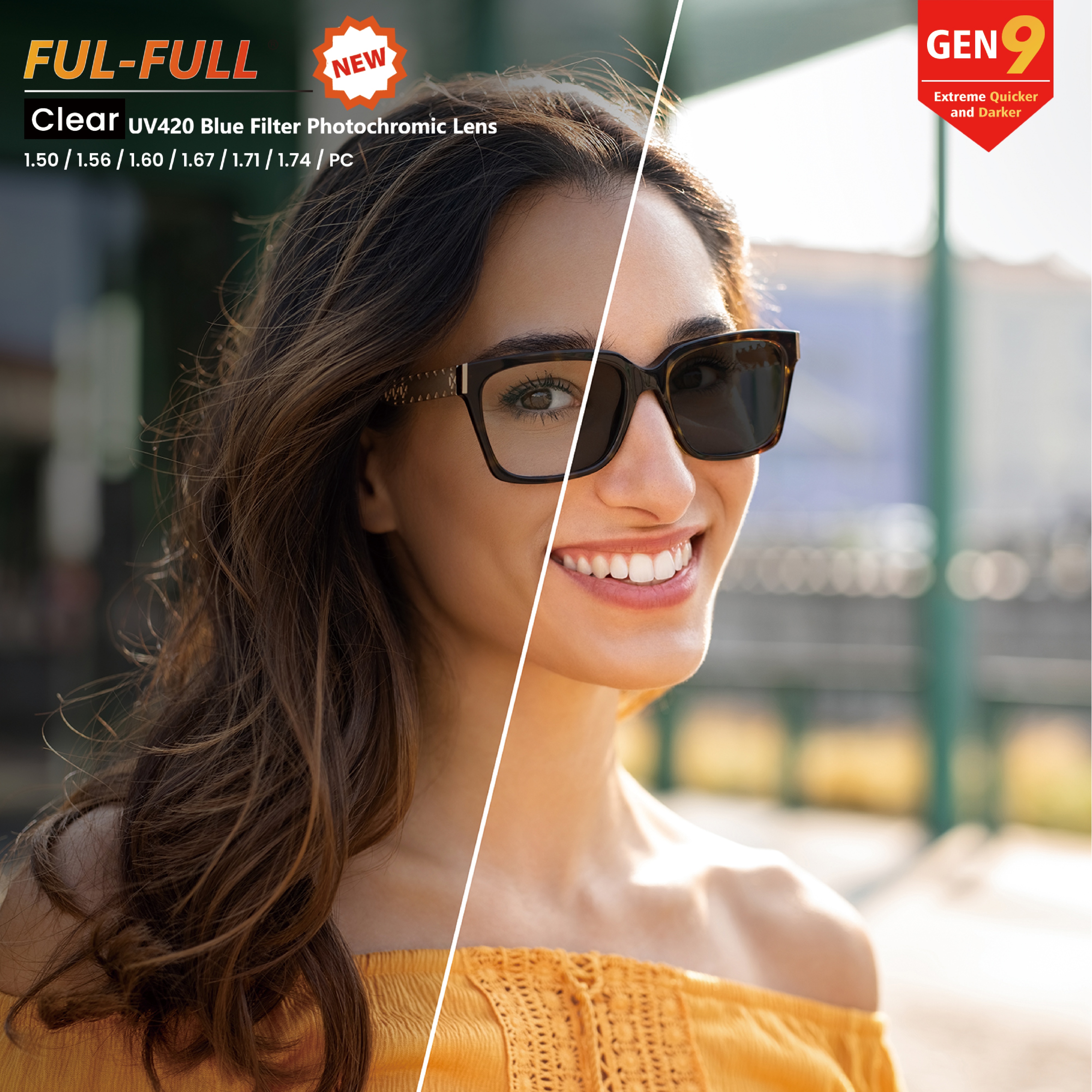 FUL-FULL UV420 Spin Photochromic Lenses